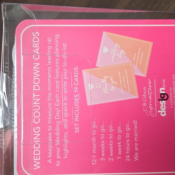 Wedding Countdown Card To-Do List Set - Picture 3 of 8